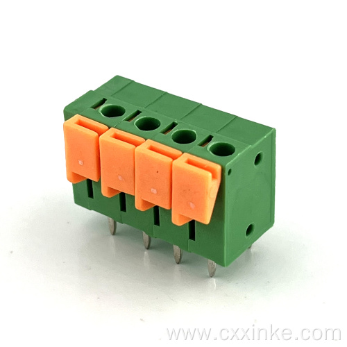 5.08MM Pitch Spring Type PCB Terminal Block Right Angle Connector